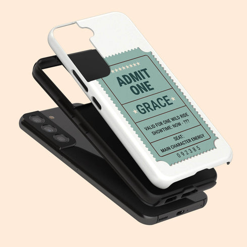 Personalized Admit One Ticket Chaos Pass Galaxy Case